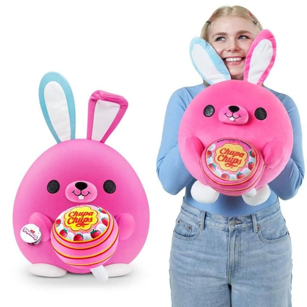 Pelúcia Snackles 35cm - Coelha Britney com Chupa Chups - Candide 1217