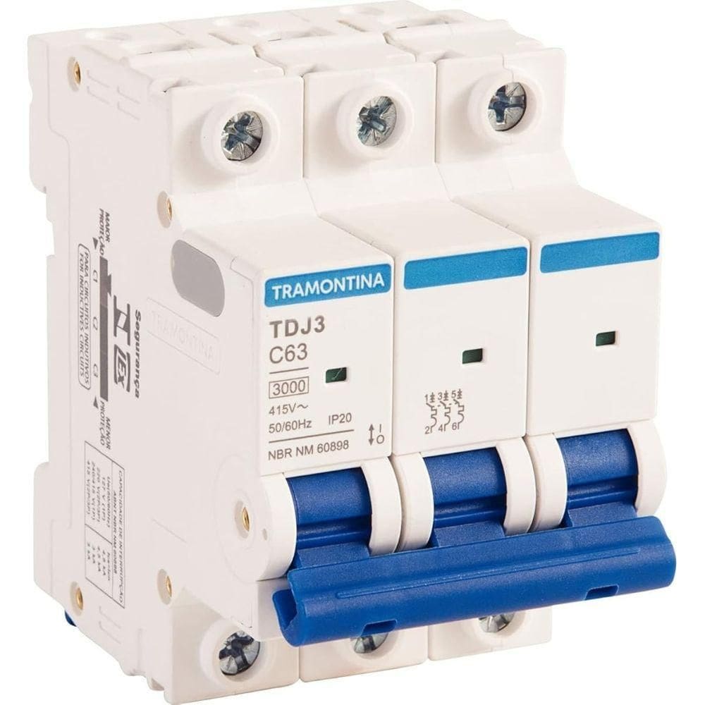 Tramontina Disjuntor Tdj3 3p 63a 3ka Curva C