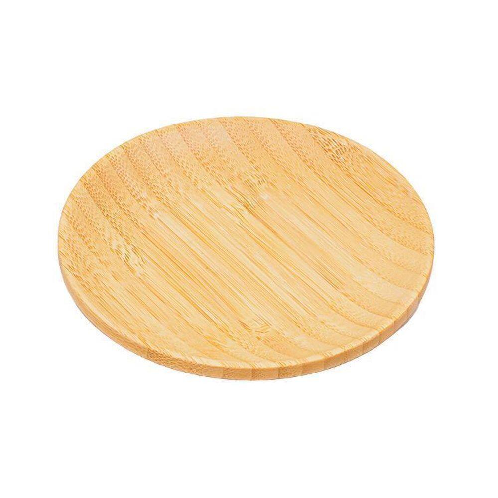 Prato Pires Redondo Em Bambu Ecokitchen 11 Cm