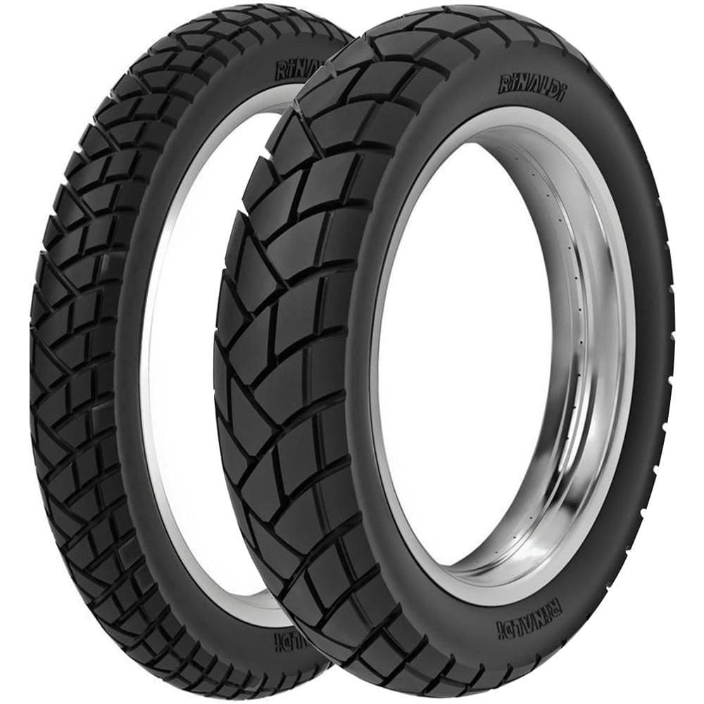 Par Pneu Biz 125 Pop 110i 250-17 + 80/100-14 R34 Rinaldi