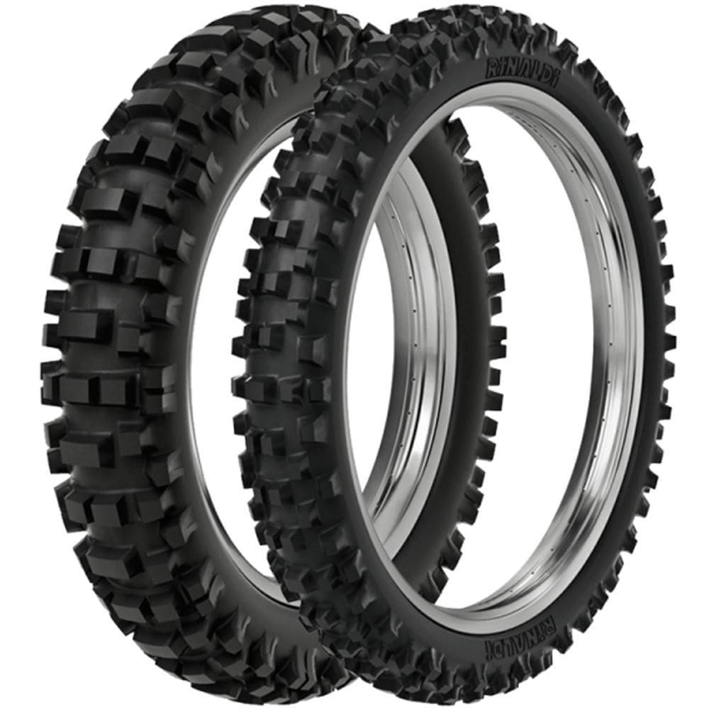 Par Pneu Trilha Biz 125 Pop 110i Sky 125 70/100-17 + 90/100-14 Rmx35 Rinaldi