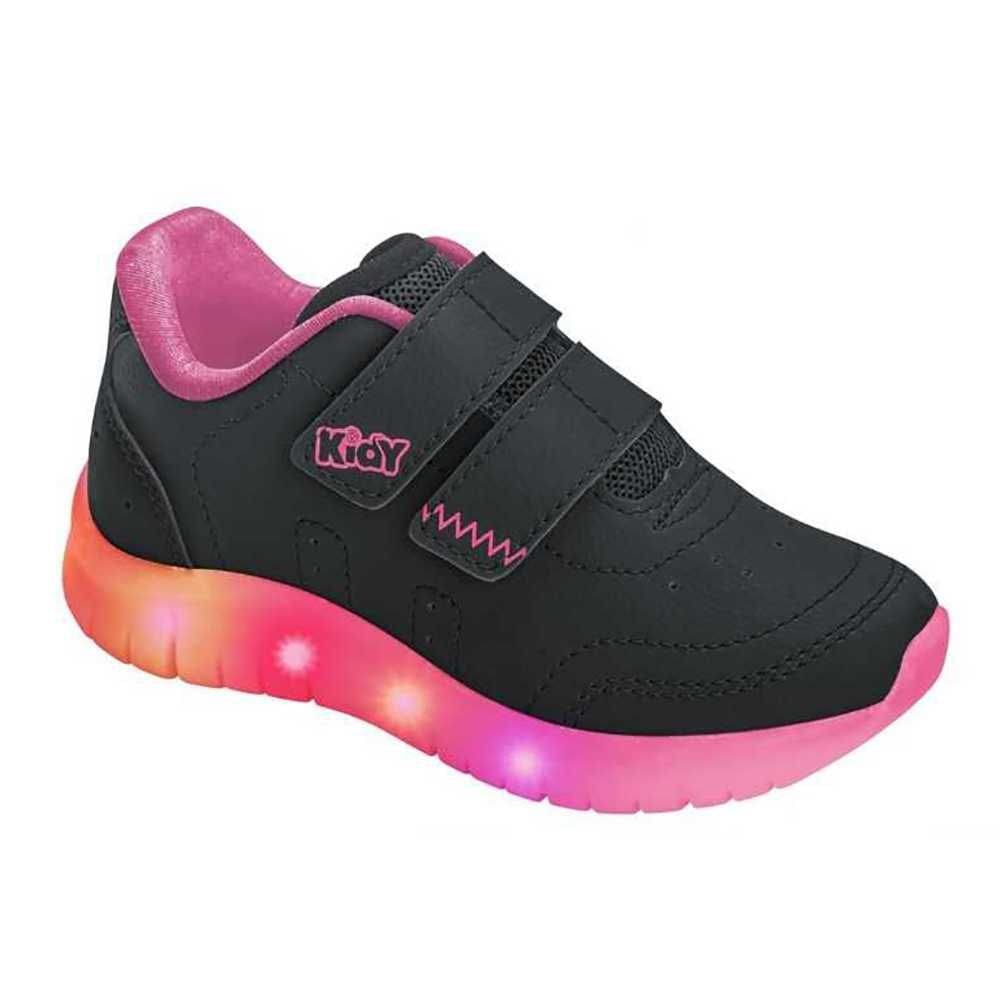 Tênis Infantil Menina Kidy Light Fun LED