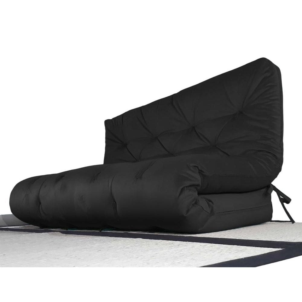Futon Casal D28 Acquablock Preto