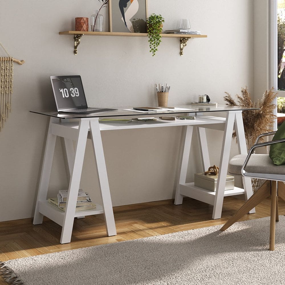 Escrivaninha Cristal - Branco 6243