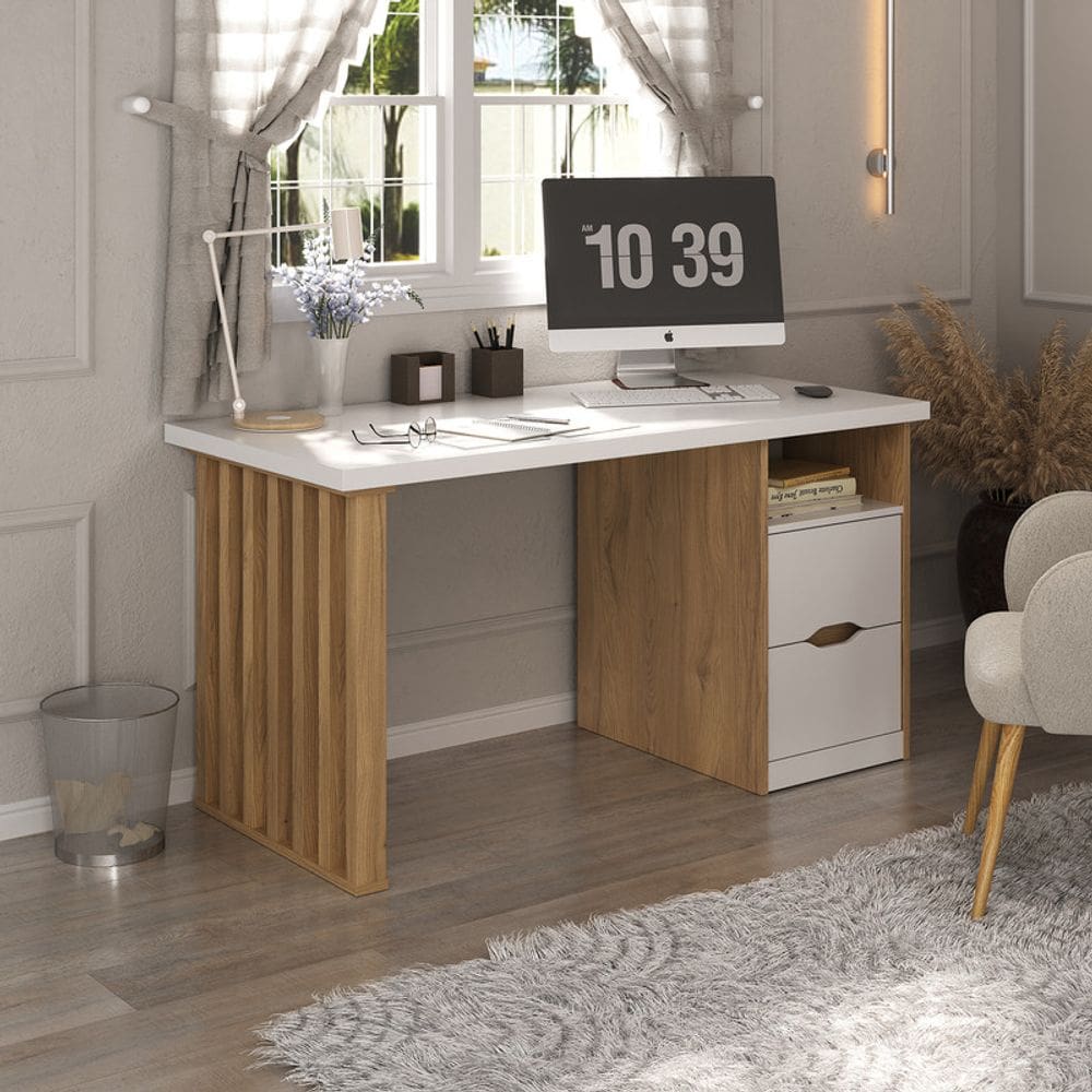 Escrivaninha Artany Florence Branco/Olmo 6269