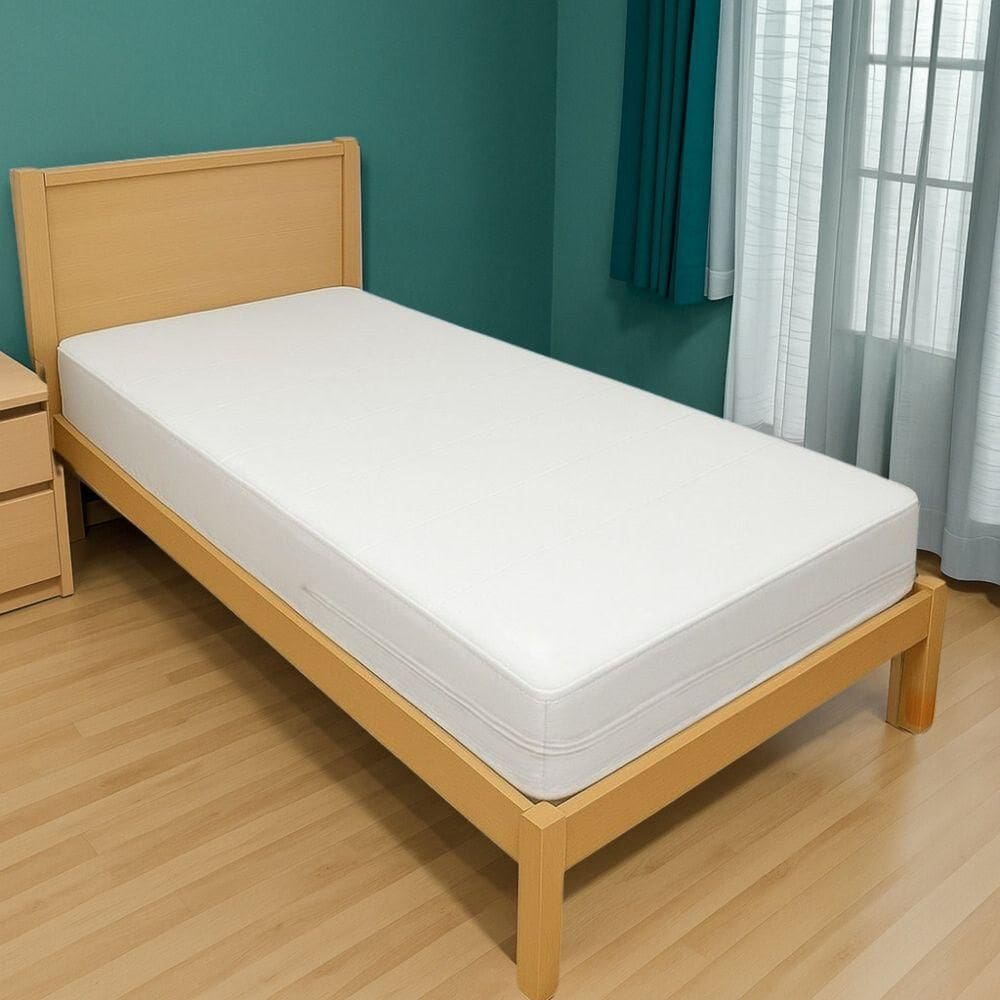 Capa Colchão Solteiro Impermeável Hospitalar Com Zíper - Branca 78x188x12cm