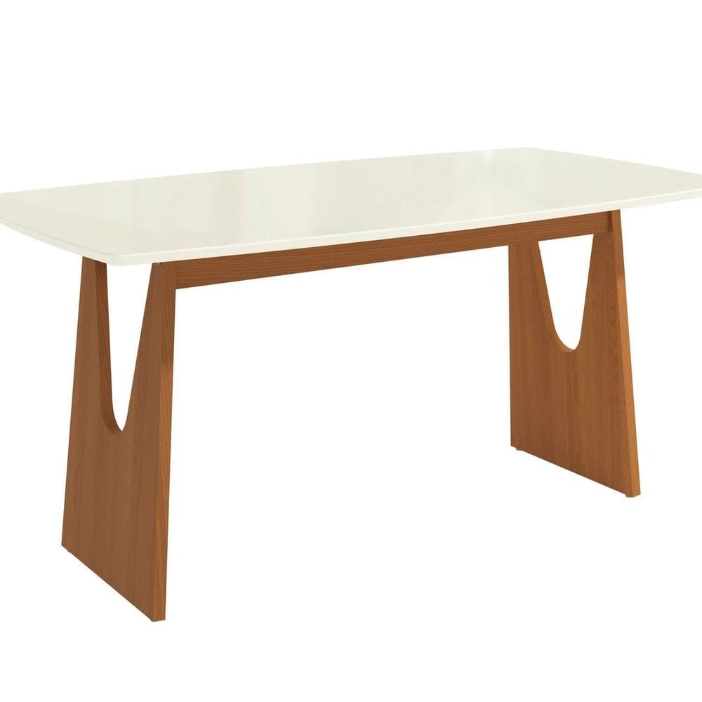 Mesa Mila para Sala de Jantar Premium Off White