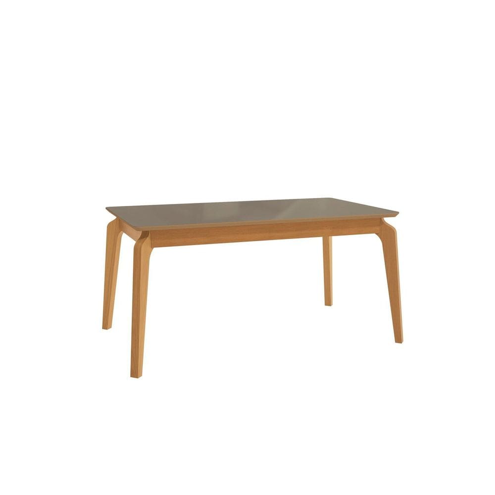 Mesa Petra para Sala de Jantar Premium Freijo/Bronze