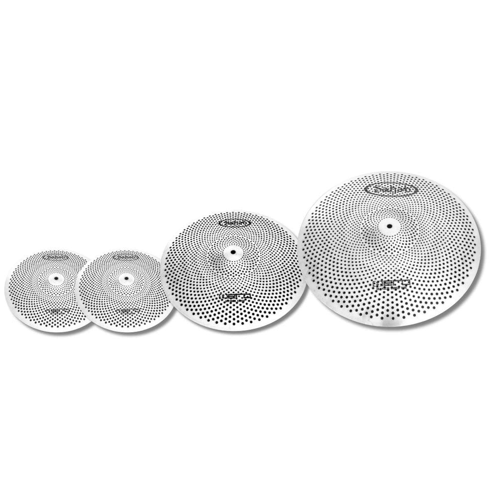 Kit Pratos Hero Mute Par Chimbal 14 + Crash 16 + Crash 18