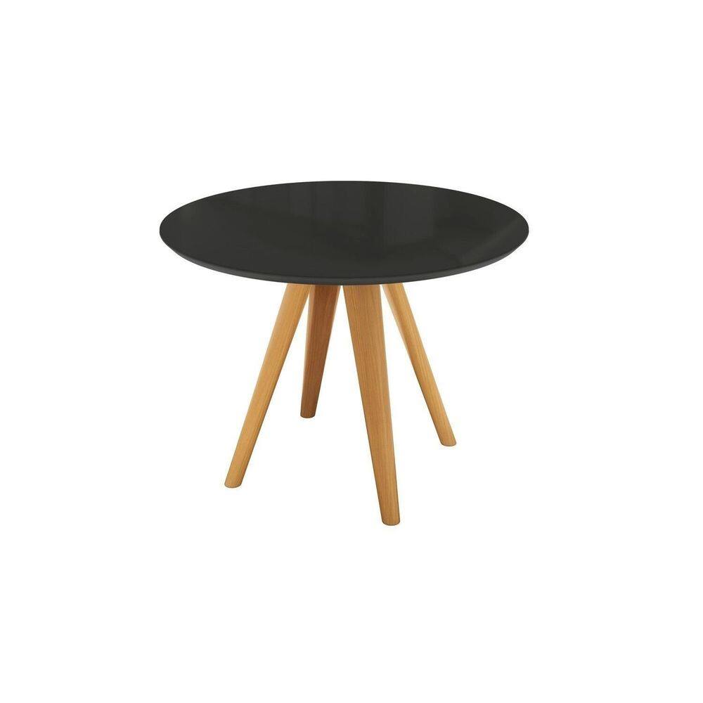 Mesa Duna para Sala de Jantar Premium Preto Fosco