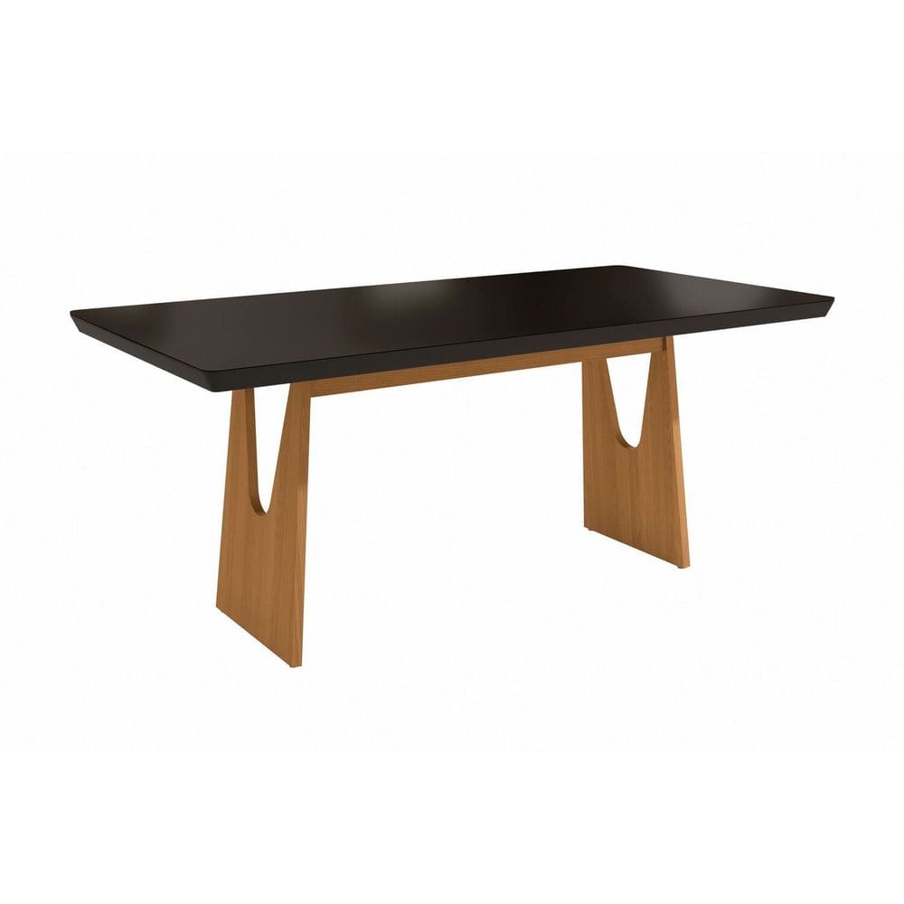 Mesa Mila para Sala de Jantar Premium Preto Fosco