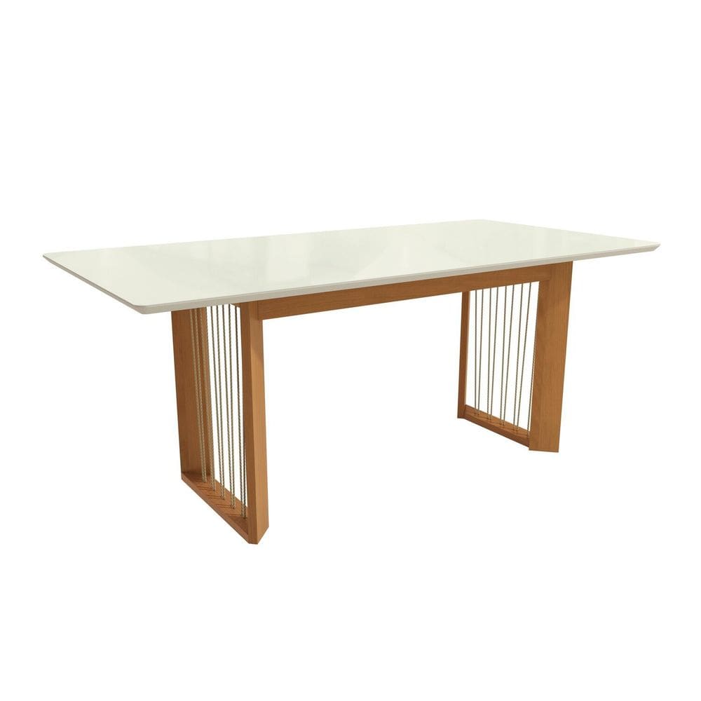 Mesa Eva para Sala de Jantar Premium Off White
