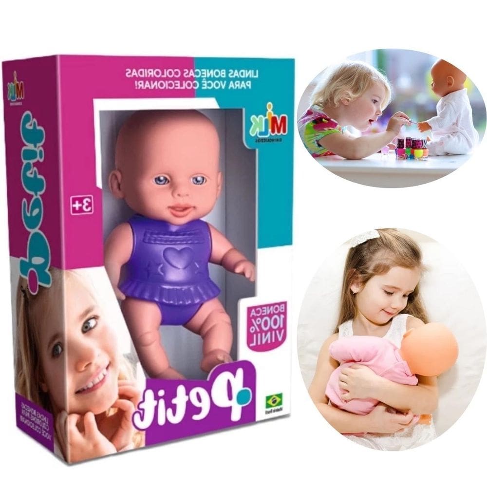Graciosa Brinquedo Boneca Petit Tecido Presente Dia Das