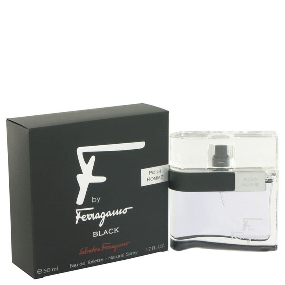 Perfume  Masculina Black Salvatore Ferragamo 50 ML Eau De Toilette