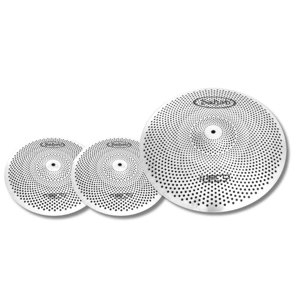 Kit Pratos Hero Mute Par Chimbal 14 + Ataque Crash 18