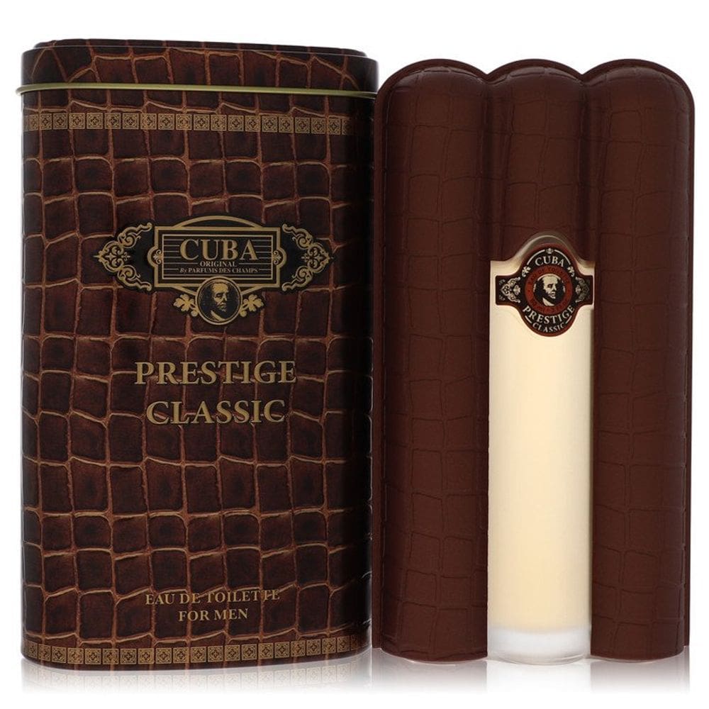 Perfume Masculina Cuba Prestige Gold Fragluxe 90 ML Eau De Toilette