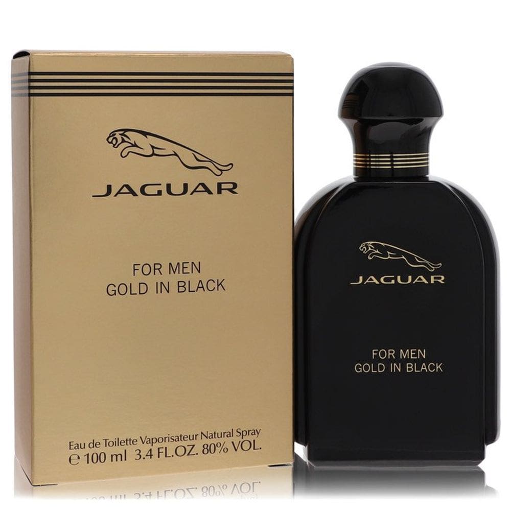 Perfume Masculina Gold In Black Jaguar 100 ML Eau De Toilette