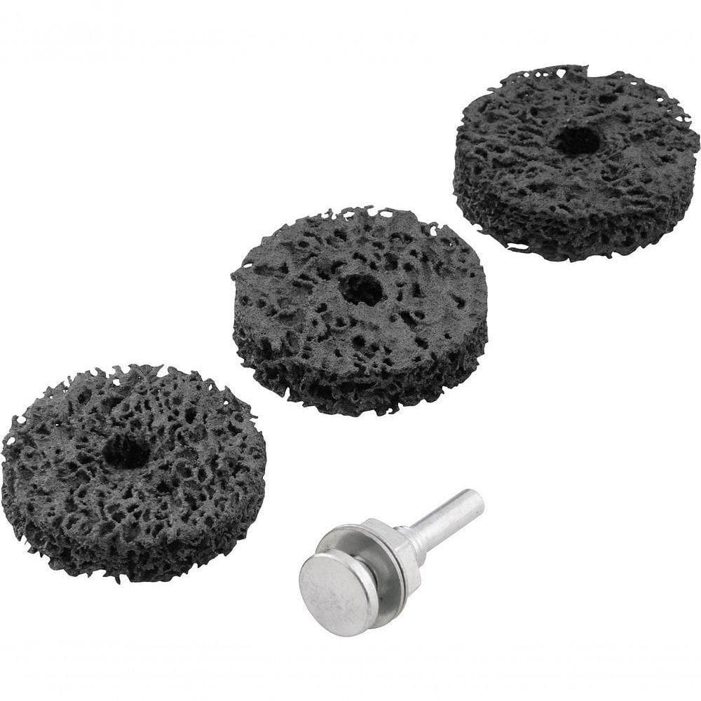 Jogo Esponja Abrasiva 50mm Haste 1-4 Médio Para Furadeira 4