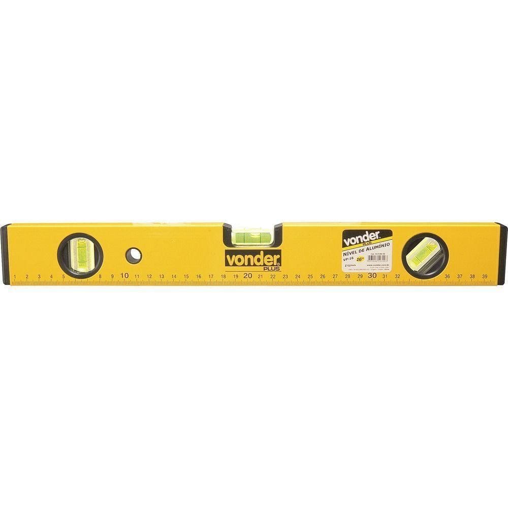 Nível Alumínio 36” 3 Bolhas - Vonder Plus