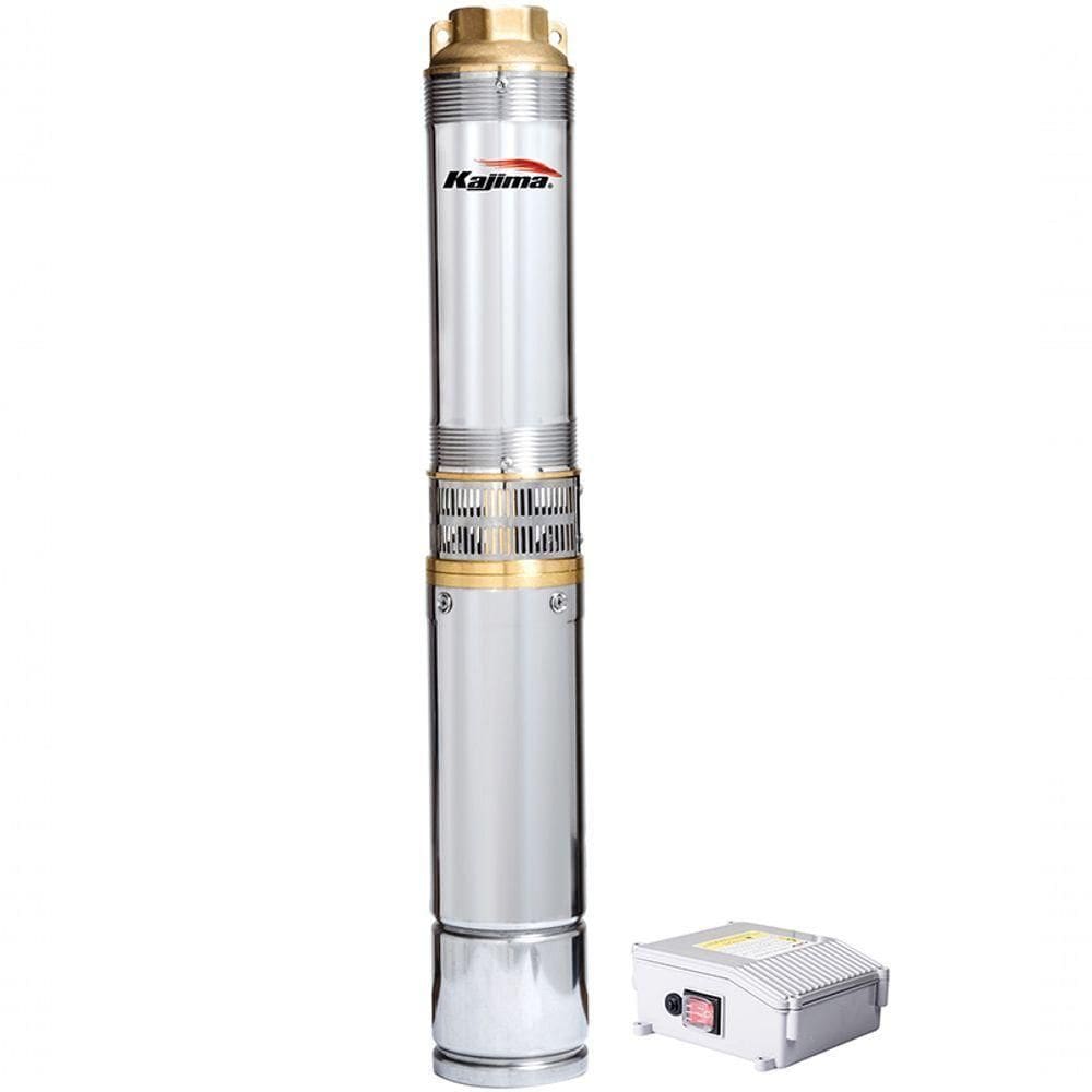 Bomba Submersa 4`` 0,37kw 0,5hp 5 Estágios Kajima 60Hz 220V