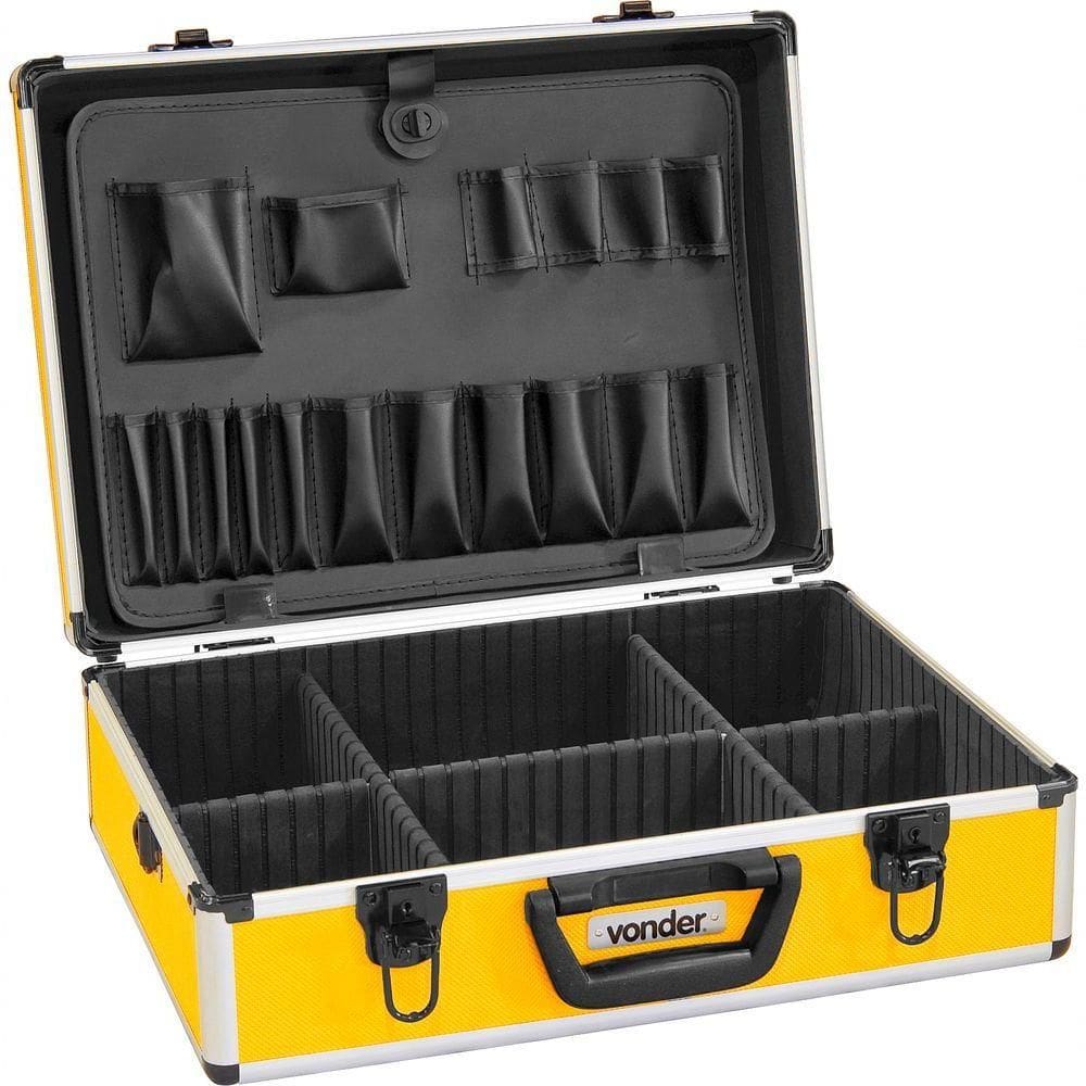 Maleta Para Ferramentas 455x330x152mm Amarela Mf312 - Vonder