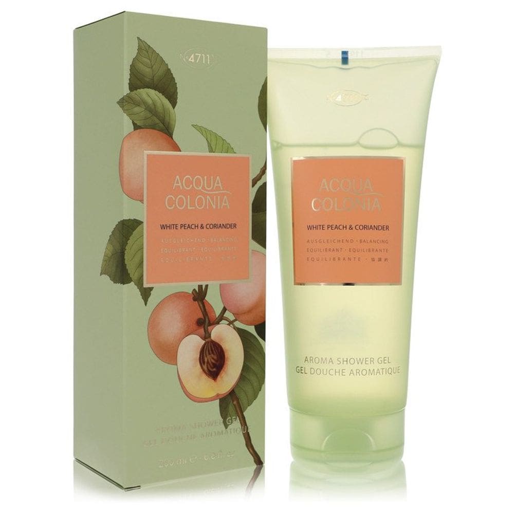 Perfume Feminino 4711 Acqua Perfume White Peach Coriander Maurer & Wirtz 200 ML Gel Banho