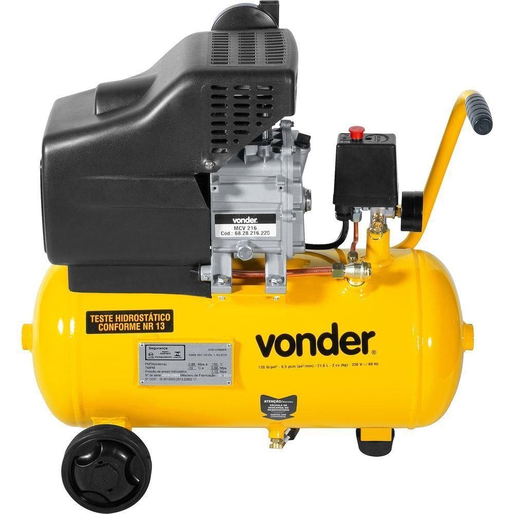 Motocompressor Vonder 21,6l Mcv216 220V
