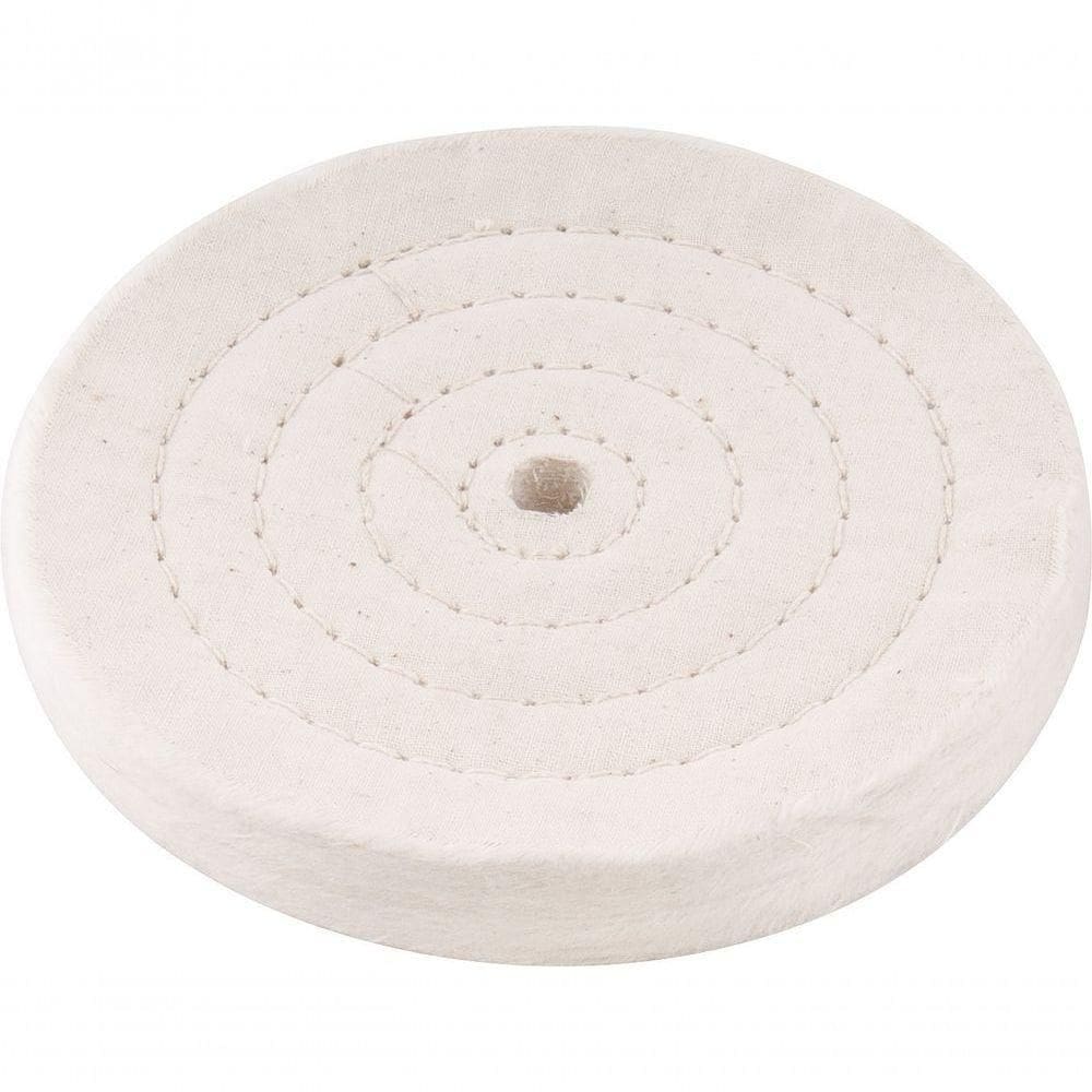 Roda De Pano 4x1-2” Furo 10mm Para Polimento - Vonder