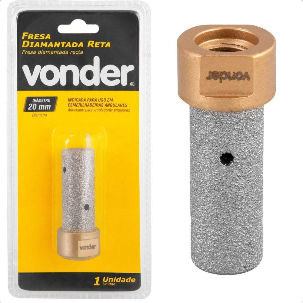 Fresa Diamantada Reta 20 Mm M14 Vonder