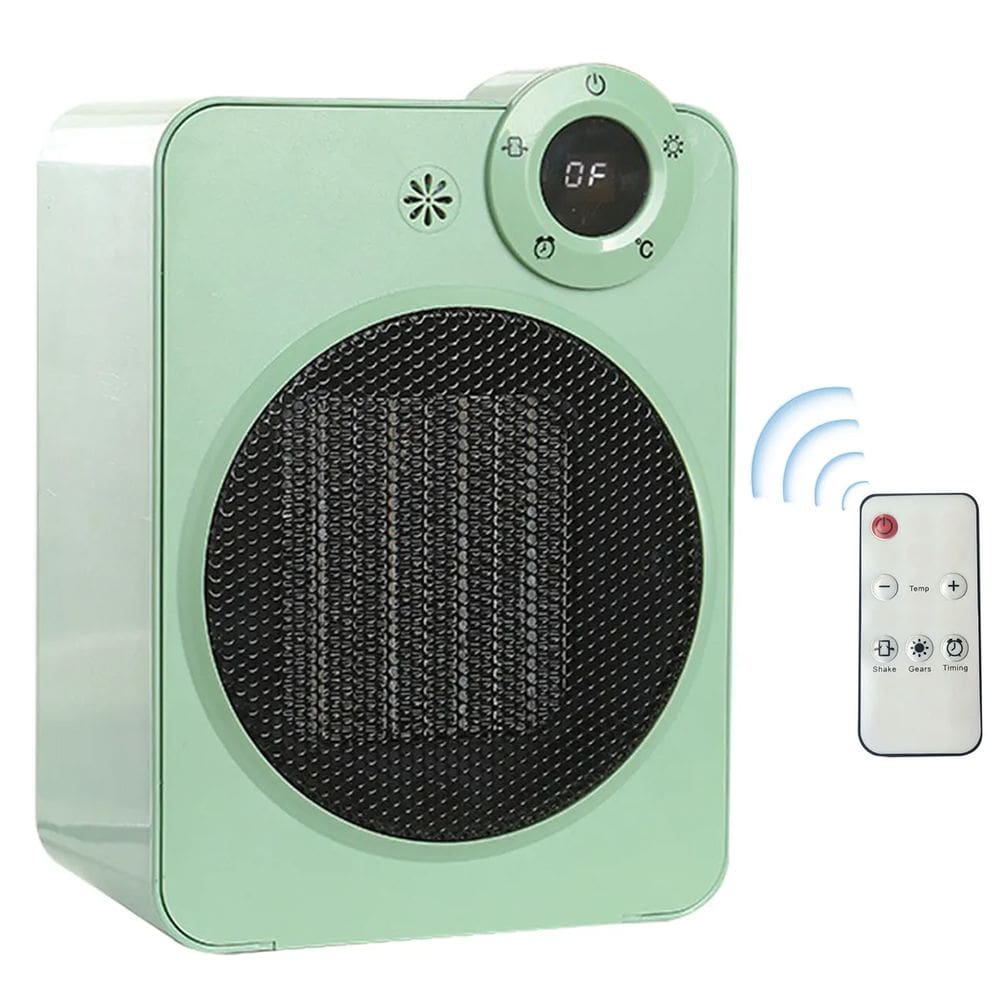 Aquecedor Eletrico Ambiente Interno Angulo 70 Graus Display Digital Controle Temperarura Ajustavel Portatil
