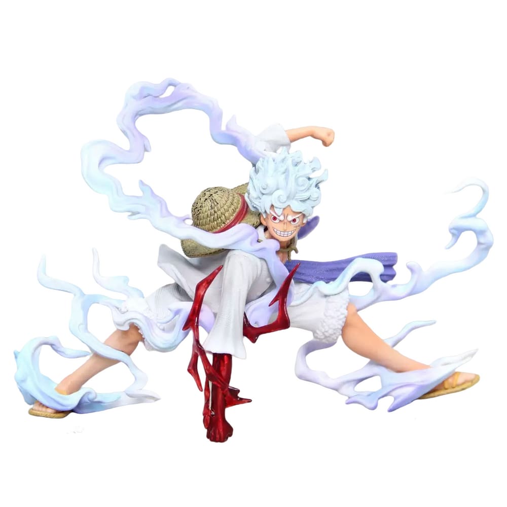 Figura de anime One Piece Luffy Gear 5 PVC 15cm