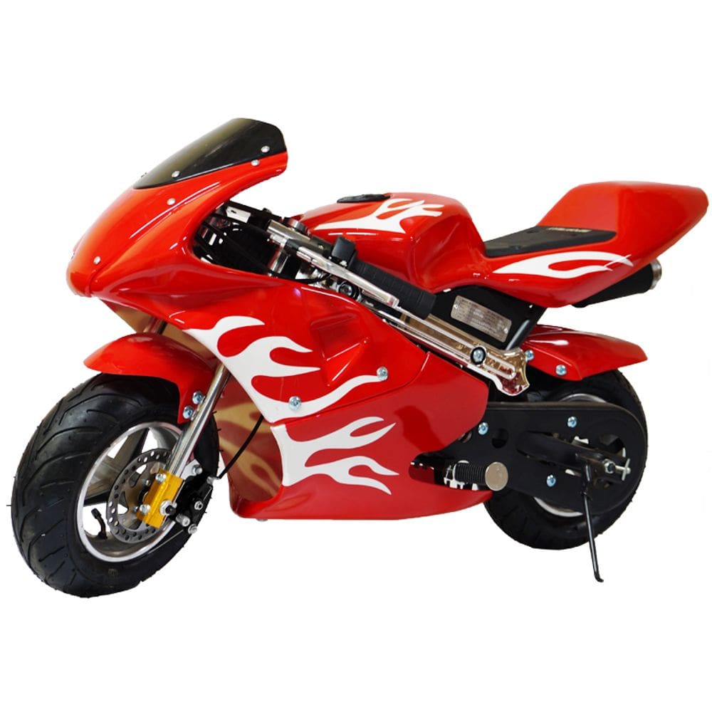 Mini Moto Infantil Gasolina 2 Tempos 49CC Speed Ninja GP Esportiva Bike Importway WVPR-204