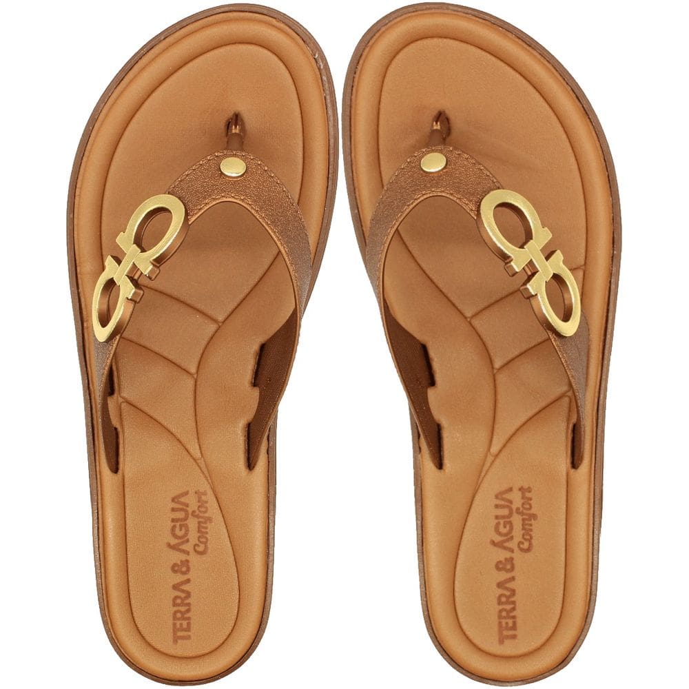 Tamanco De Dedo Terra e Água Comfort Tira Vazada Feminino