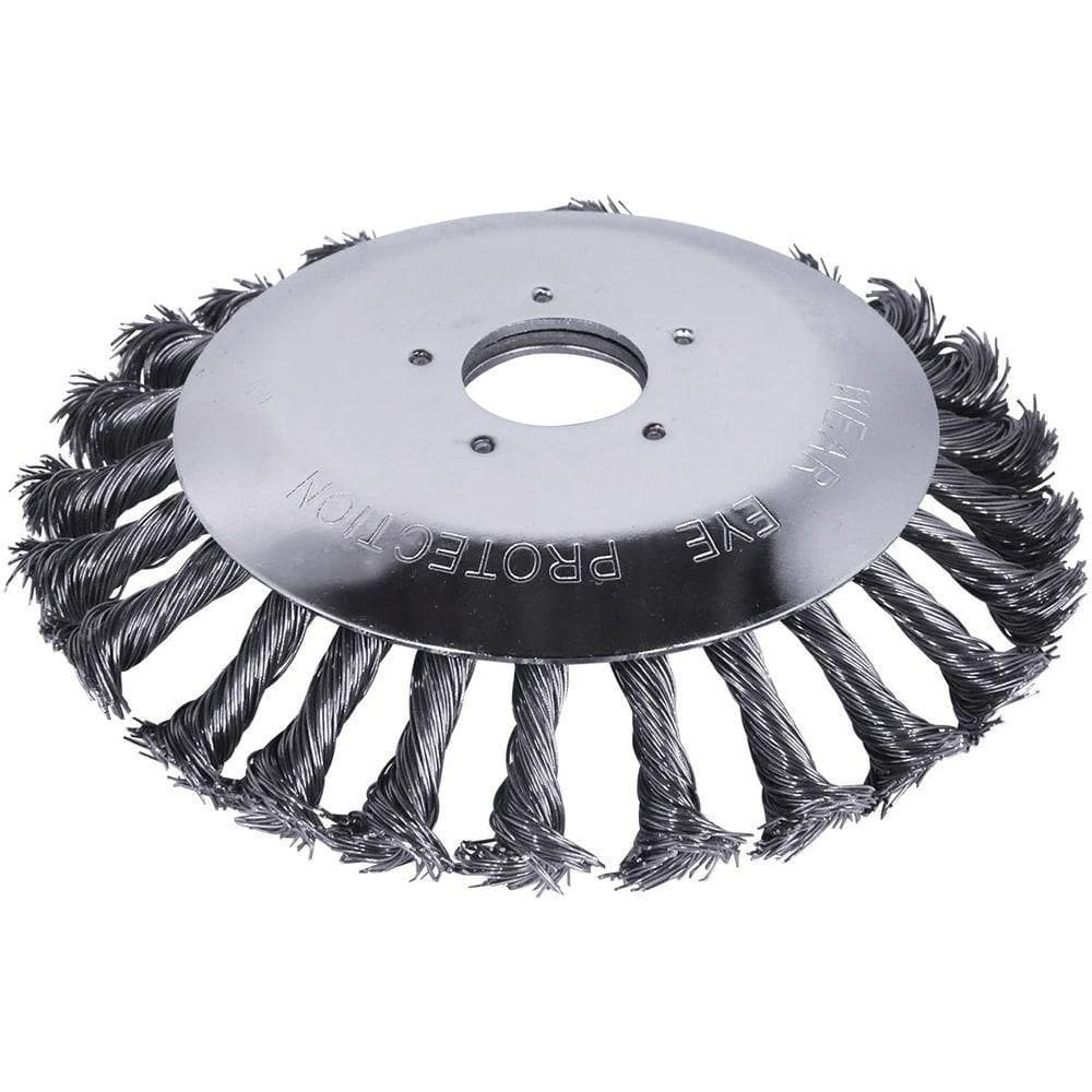 Escova Circular 6`` Aço Torcido Para Roçadeira Tradestar
