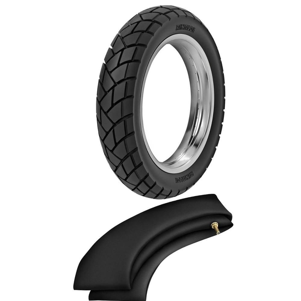 Kit Pneu Biz 125 Pop 110i Prince 110 80/100-14 49l R34 Rinaldi + Camara