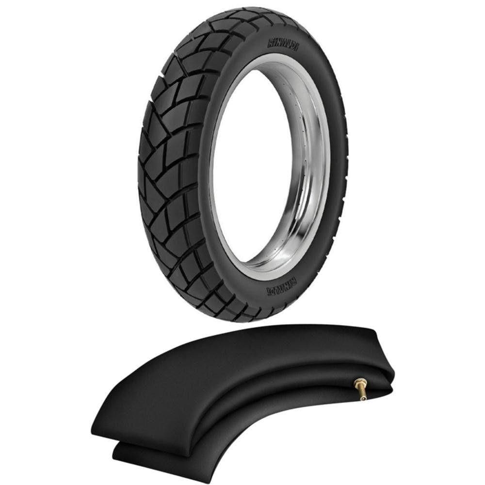 Kit Pneu Xre 300 Xr 250 Tornado Lander 250 120/80-18 62s R34 Rinaldi + Camara