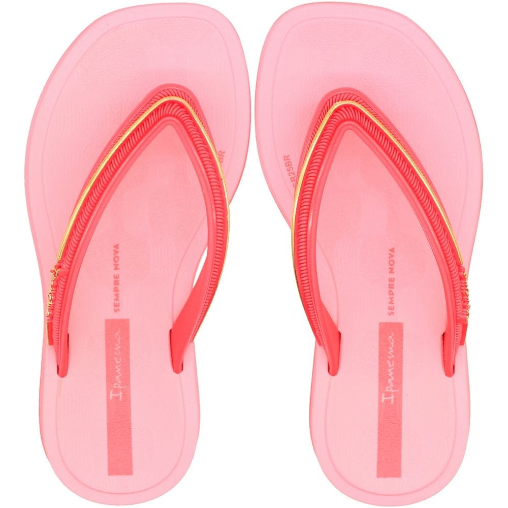 Chinelo De Dedo Infantil Ipanema Glow Sempre Nova Friso Metalizado Menina