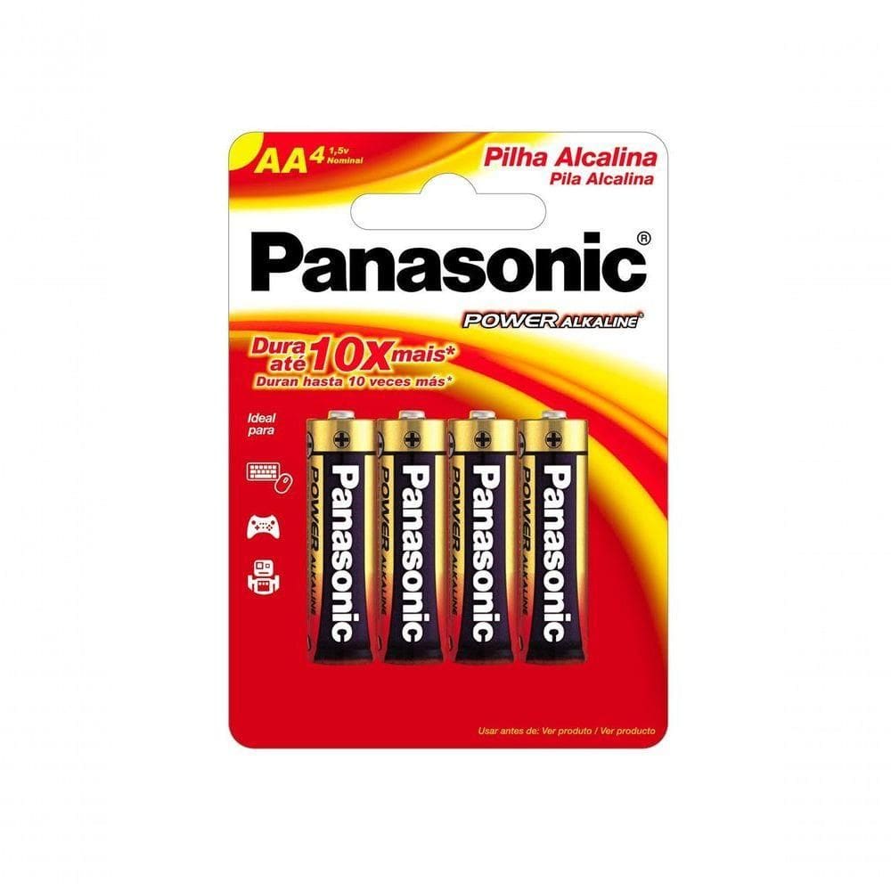 Pilha Alcalina Aa Blister Com 4 Lr6xab/4b192