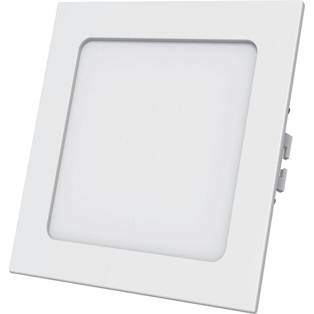 Painel Led Slim Embutir 18w 6500k Quadrado Black + Decker