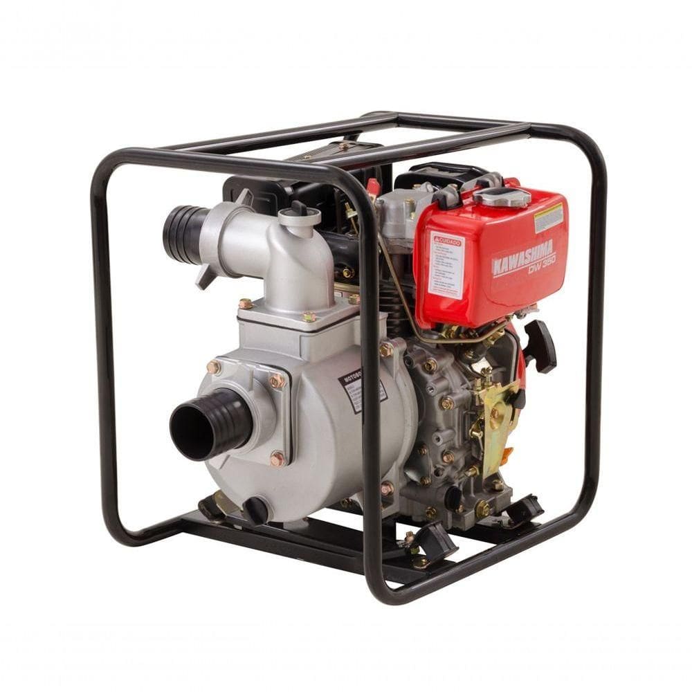 Motobomba Kawashima Dw-350 3`` Diesel 6hp 296cc Tanque 2,5 L