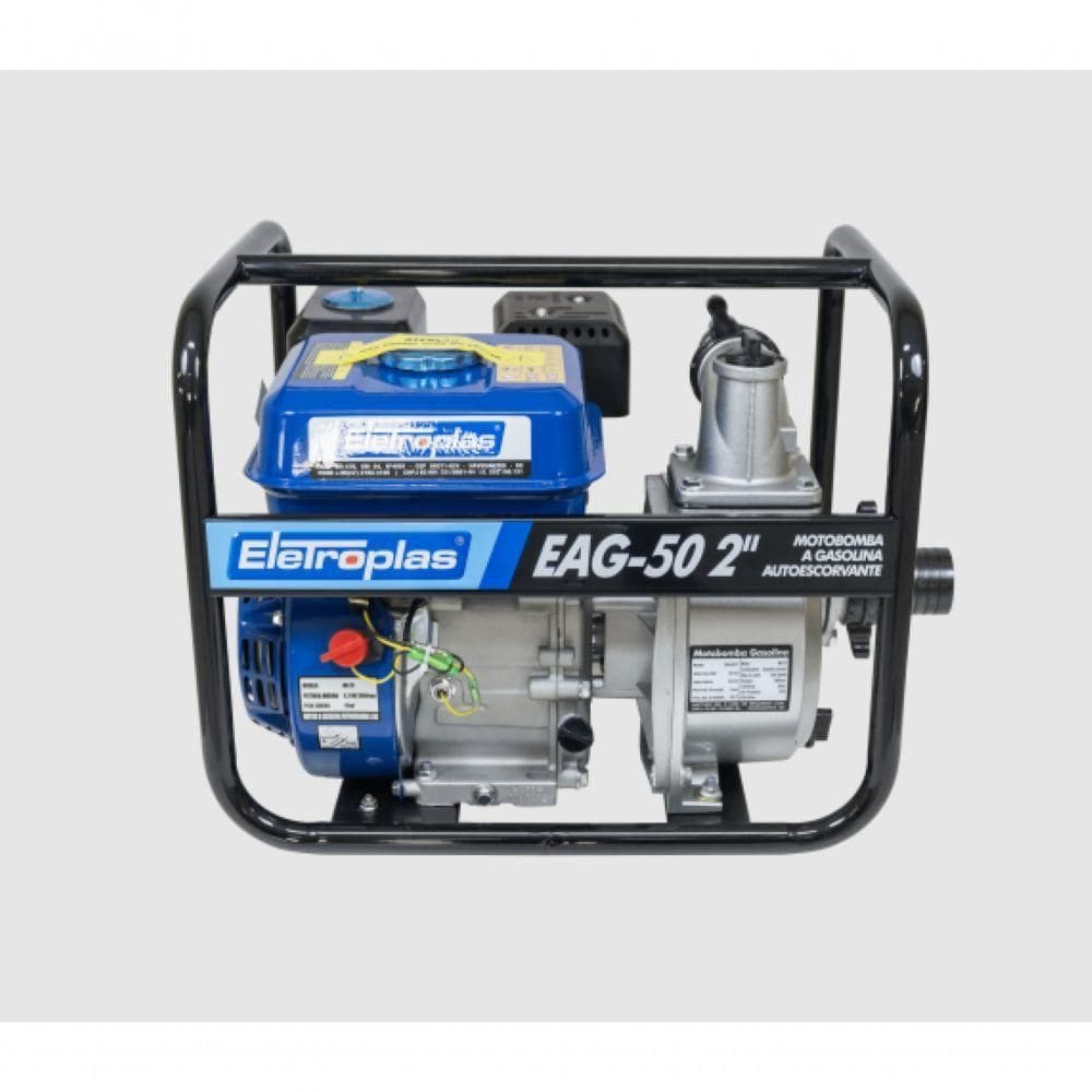 Bomba Centr. Autoescorvante Gasolina 7hp Eag-50 Eletroplas