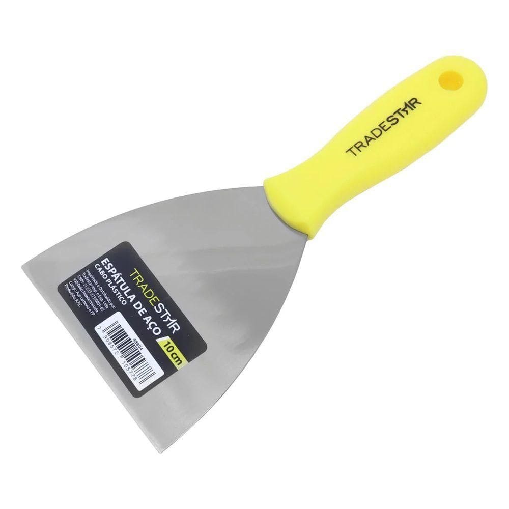 Espátula 10 Cm Aço Cabo Plástico Tradestar