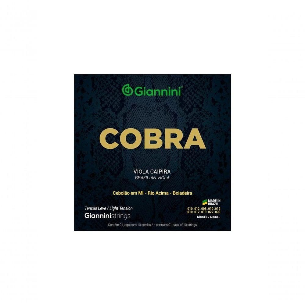 Encordoamento Viola Aço Tensão Leve Gesvnl