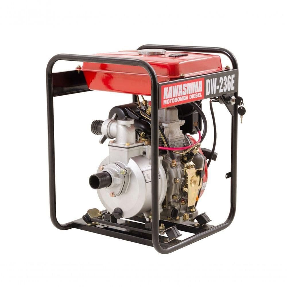 Motobomba Kawashima Dw-236e 2`` Diesel 4,2hp 211cc 12,5 L