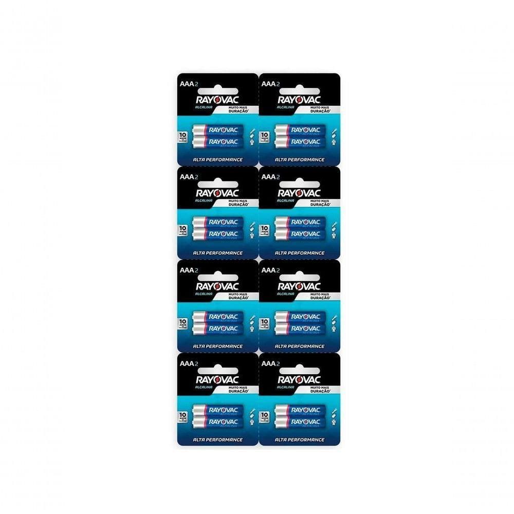 Pilha Alcalina Aaa Cartela Com 16 20958