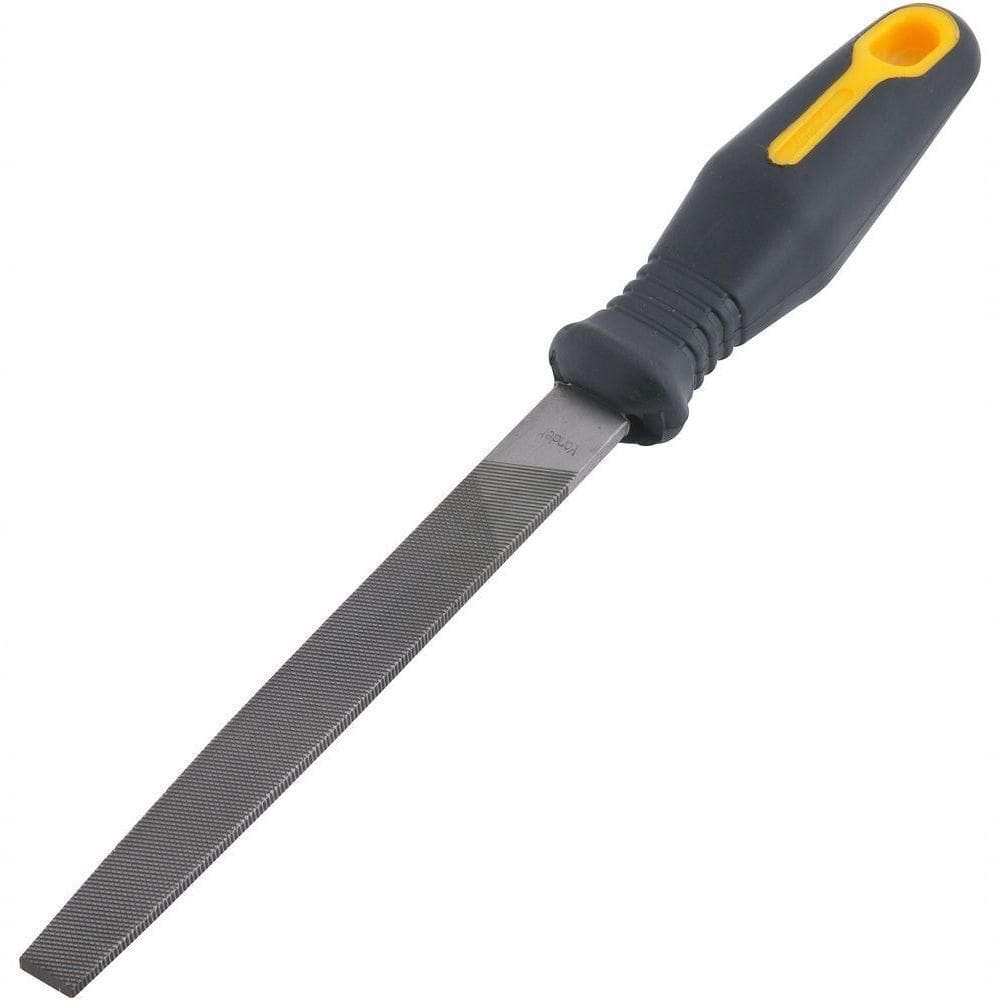 Lima Chata Bastarda 10” Com Cabo Plástico - Vonder
