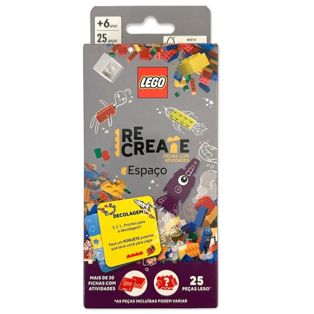Lego Books Recreate Espaço