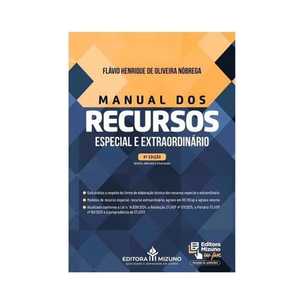 Manual Dos Recursos Especial E Extraordinário - 2025