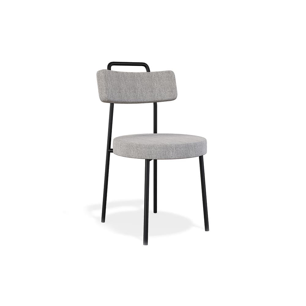 Cadeira Ster de Jantar Linho Cinza - Vallisa Decor