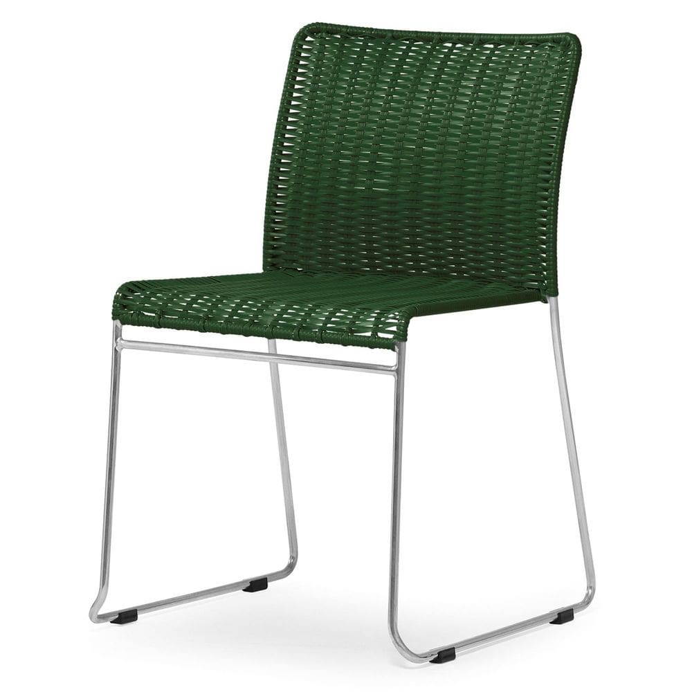 Cadeira Fronteira Metal Verde Musgo